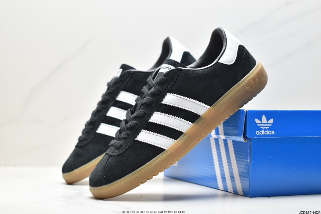 Adidas Originals Bermuda suede non-slip wear-resistant lightweight low-top sneakers CQ2781