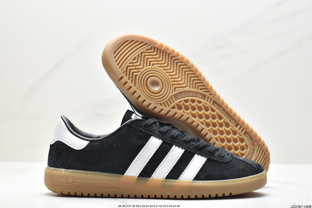 Adidas Originals Bermuda suede non-slip wear-resistant lightweight low-top sneakers CQ2781