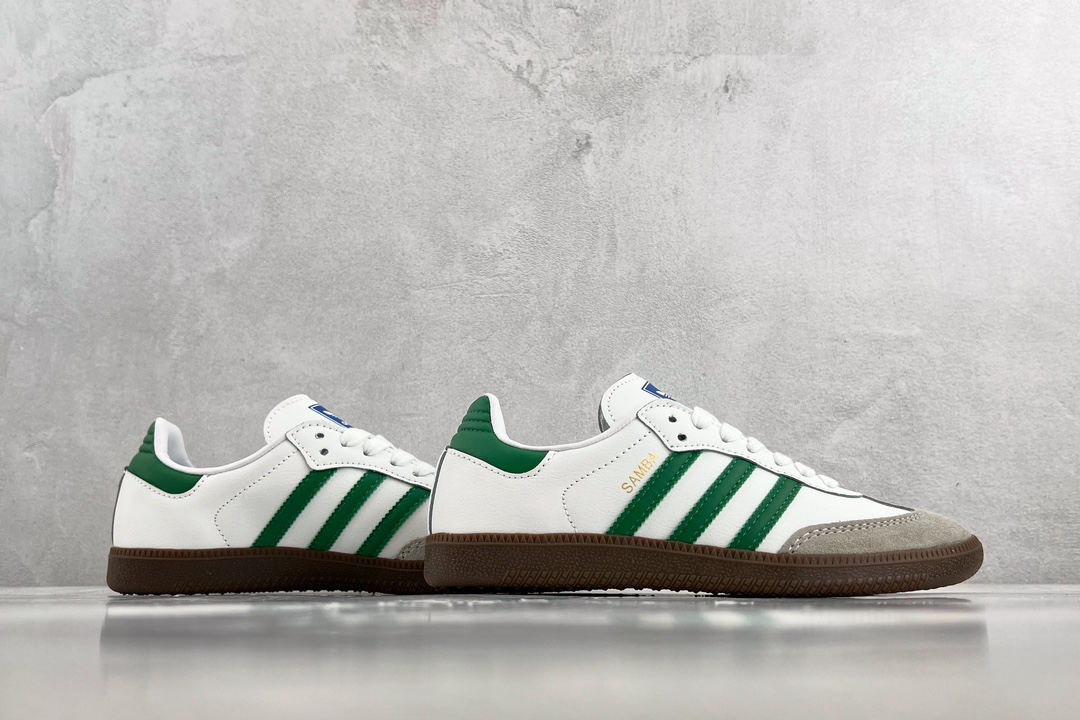 adidas originals Samba white green grey EF6552