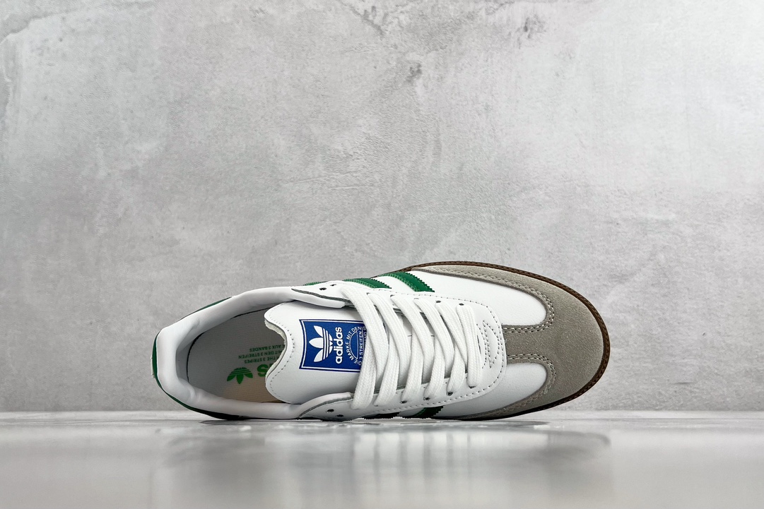 adidas originals Samba white green grey EF6552