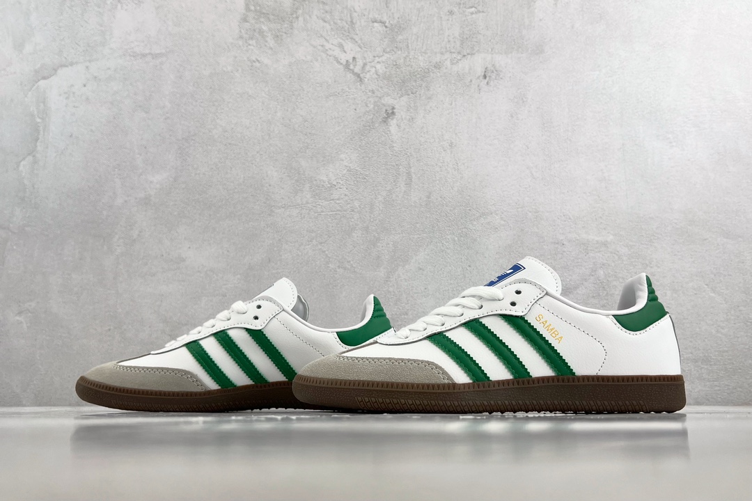 adidas originals Samba white green grey EF6552