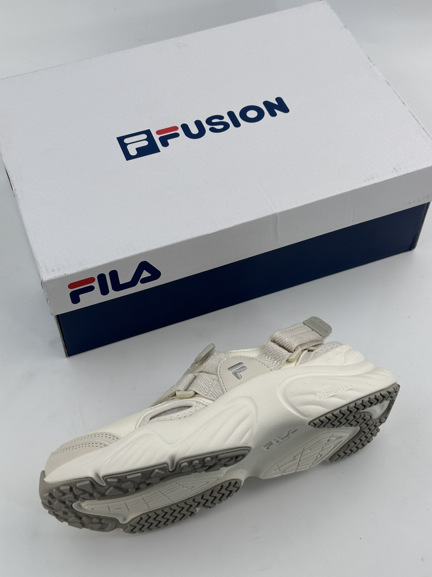 150 FILA FUSION斐乐玛丽珍凉鞋女鞋 2023夏新款凉拖魔术贴海螺沙滩鞋 T12W321401FAOLC