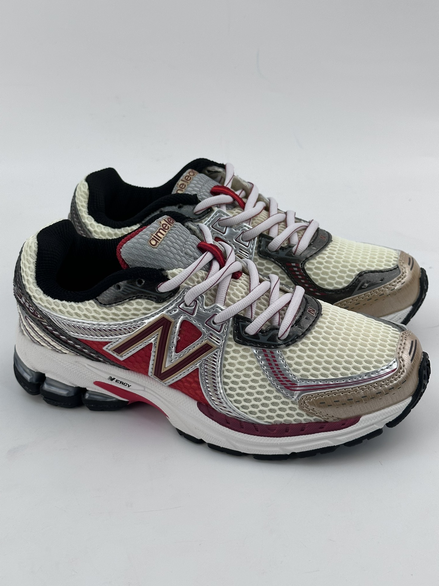 180 AIME LEON DORE x New Balance NB 复古白红 ML860AD2