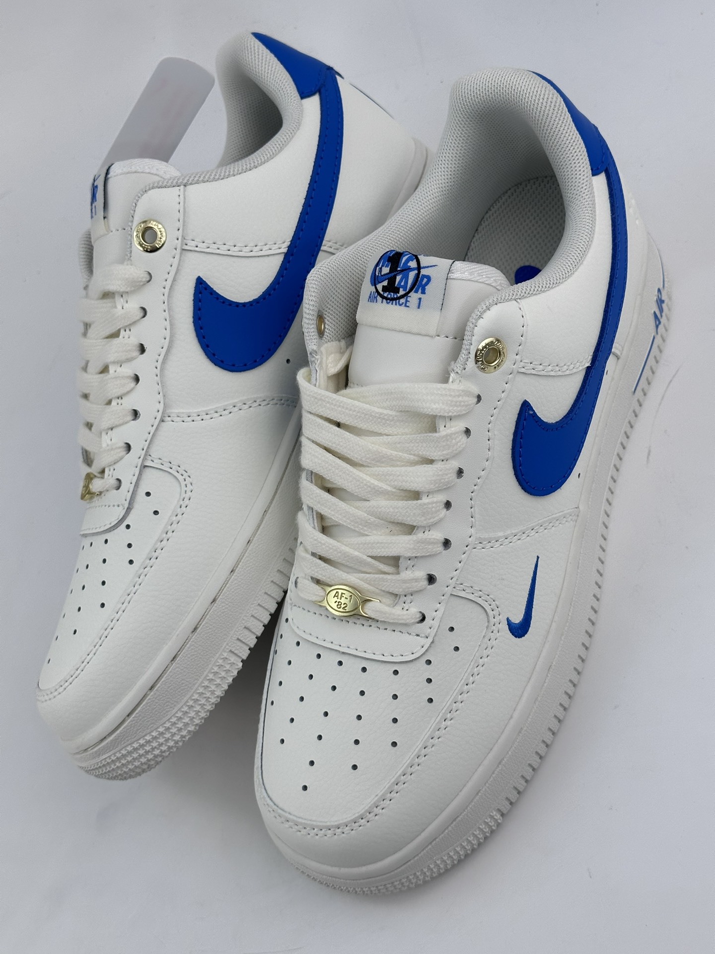 220 Nike Air Force 1 Low 07 40周年米白蓝小钩 DQ7658-103