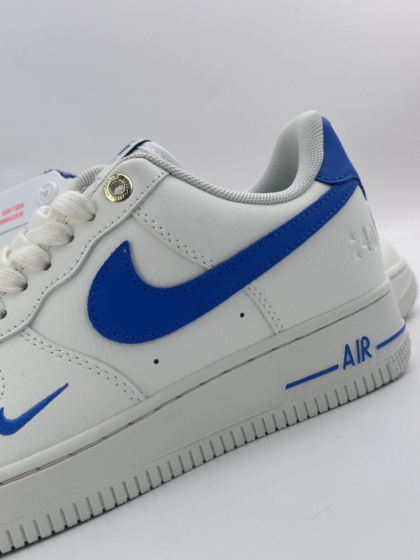 220 Nike Air Force 1 Low 07 40周年米白蓝小钩 DQ7658-103