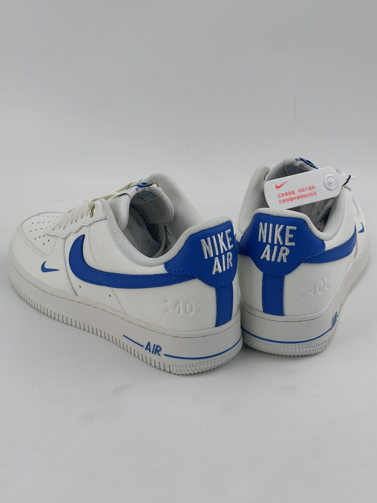 220 Nike Air Force 1 Low 07 40周年米白蓝小钩 DQ7658-103