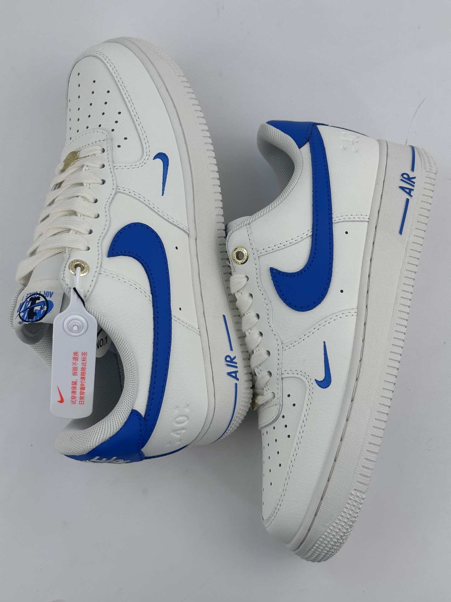 220 Nike Air Force 1 Low 07 40周年米白蓝小钩 DQ7658-103