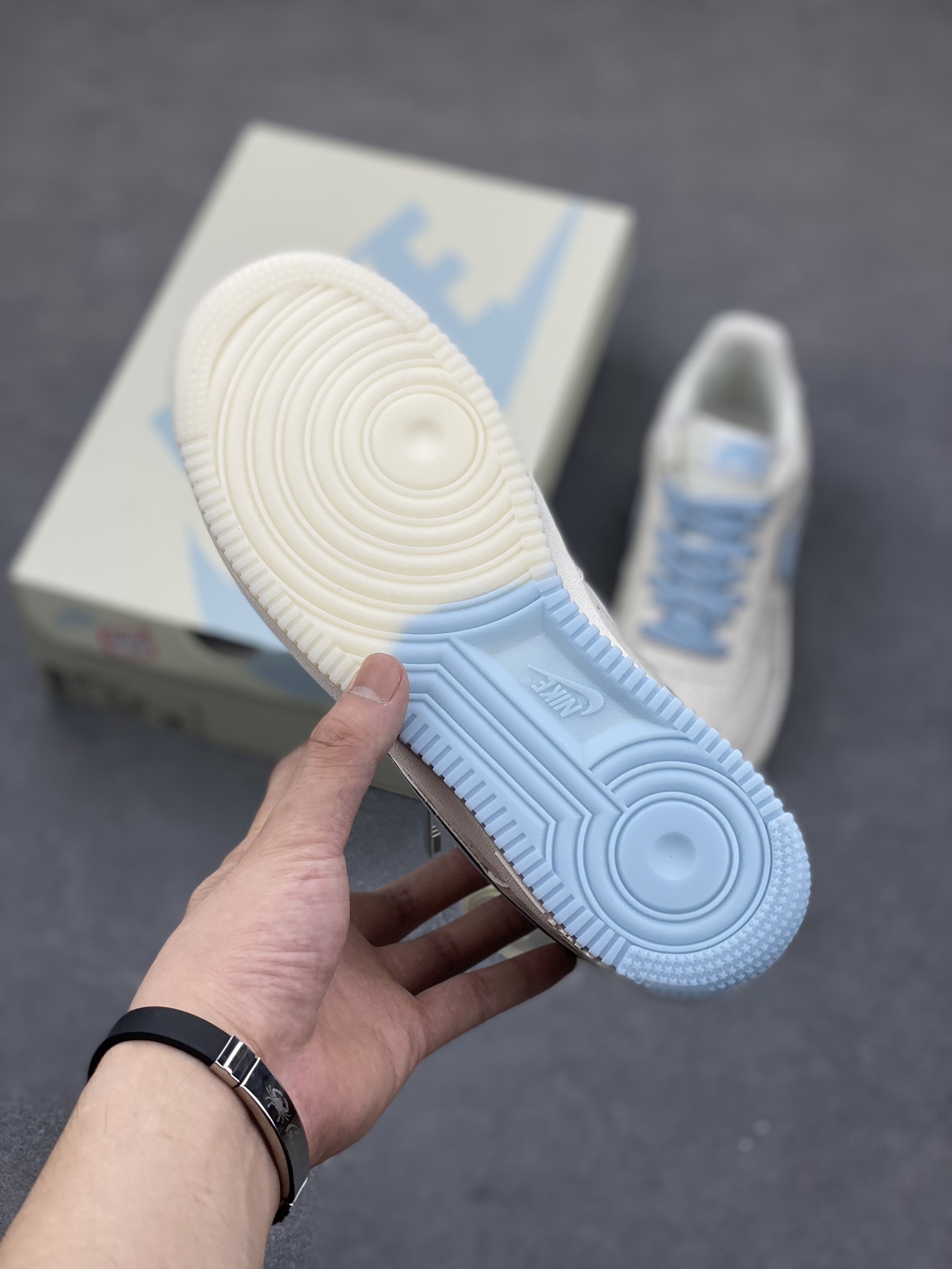 Nike Air Force 1 Low Ice Blue Sneakers - Reflective, Crystal Sole 7 i1688843340 867 5