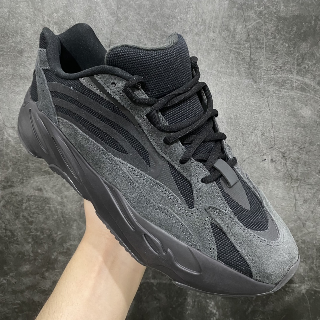 LW pure original Yeezy 700V2 pure black warrior FU6684