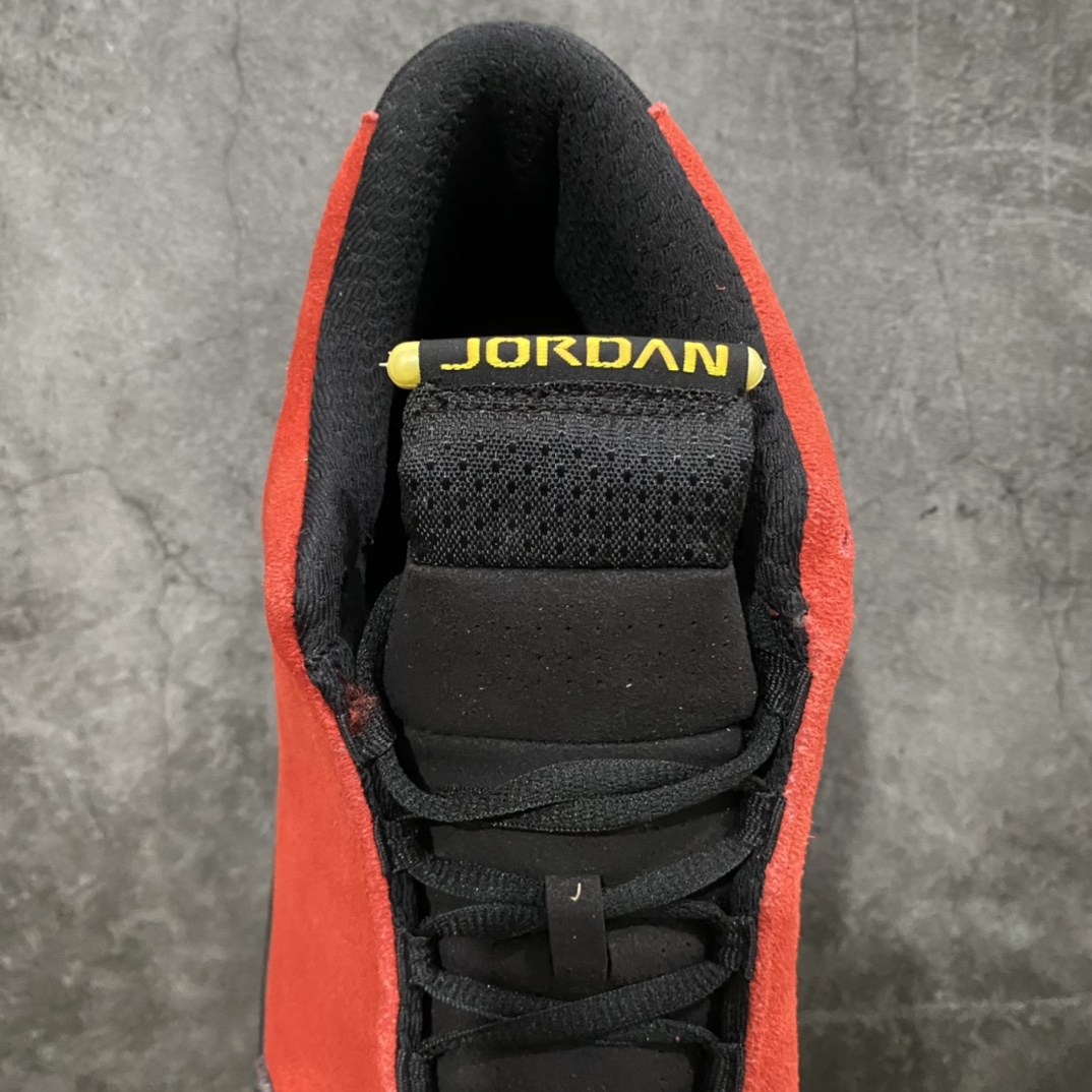 God Edition Air Jordan AJ14 Ferrari Black and Red 654459-670