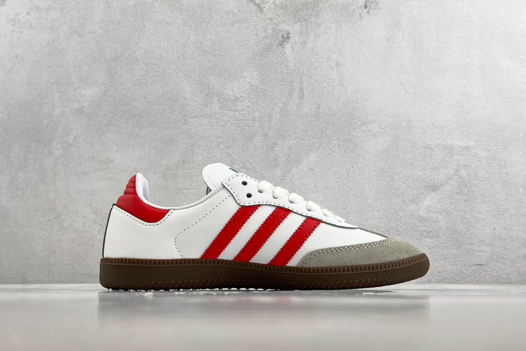 150 adidas originals Samba 白红灰 IG1025