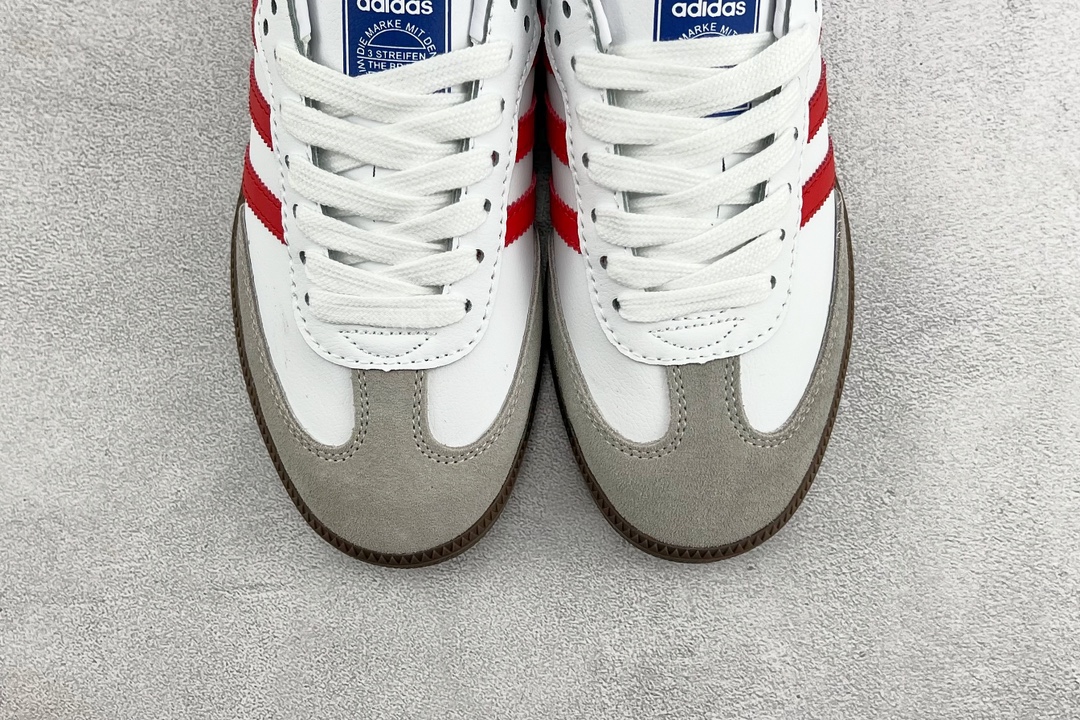 150 adidas originals Samba 白红灰 IG1025