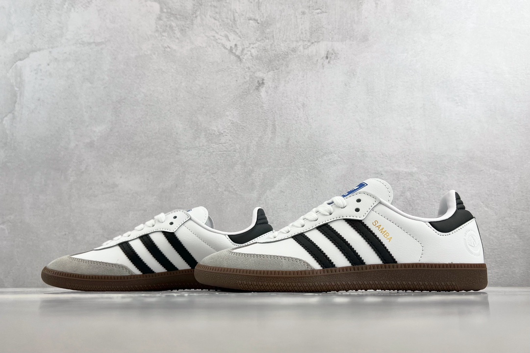 150 adidas originals Samba 白黑灰 FW2427