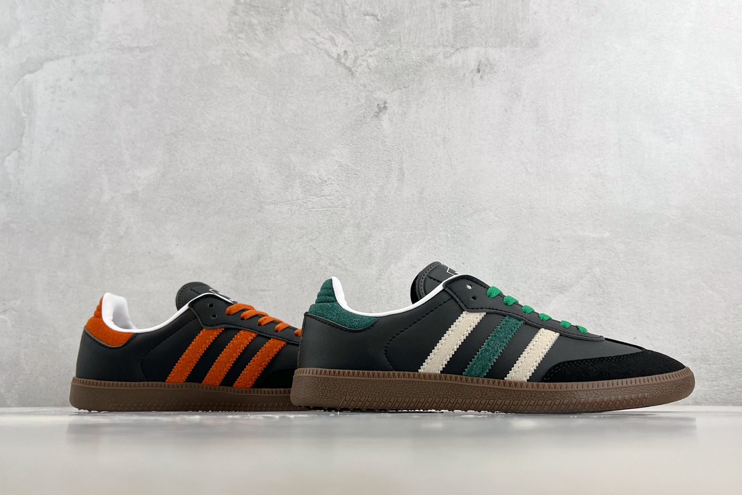 150 adidas originals Samba 鸳鸯 黑绿灰 FW5386