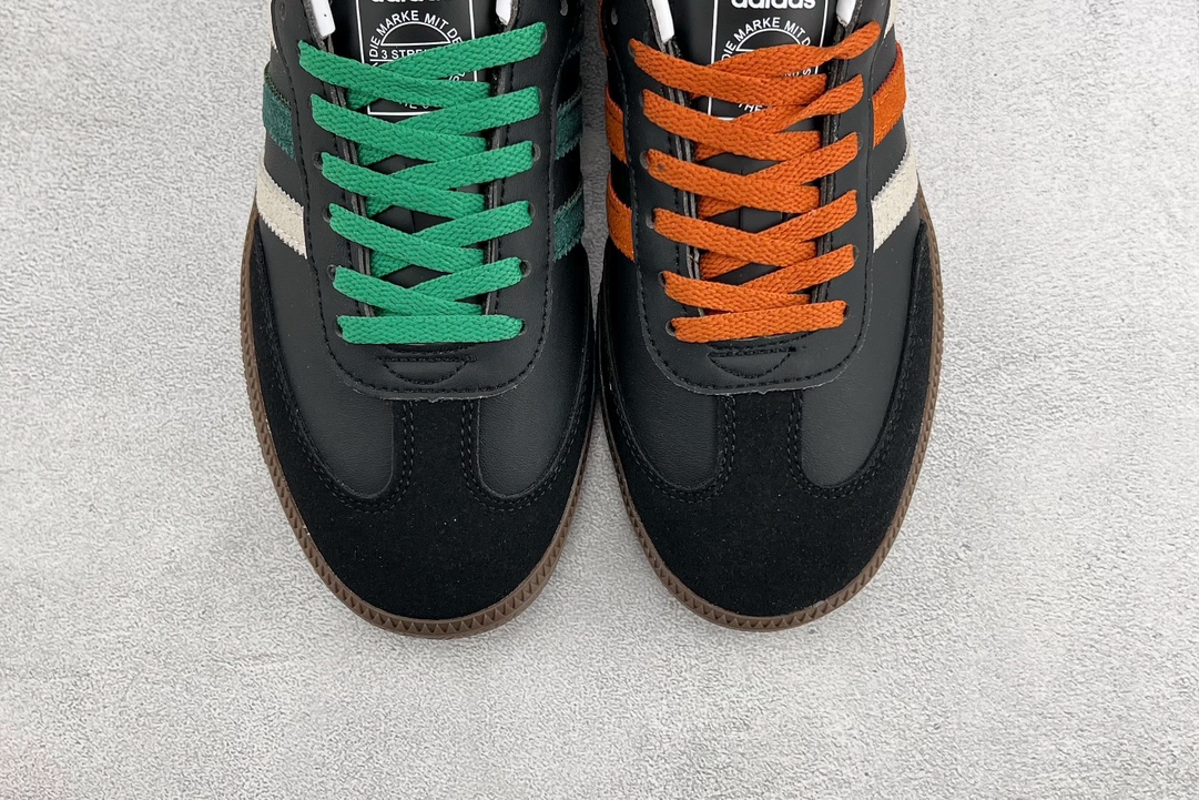 150 adidas originals Samba 鸳鸯 黑绿灰 FW5386