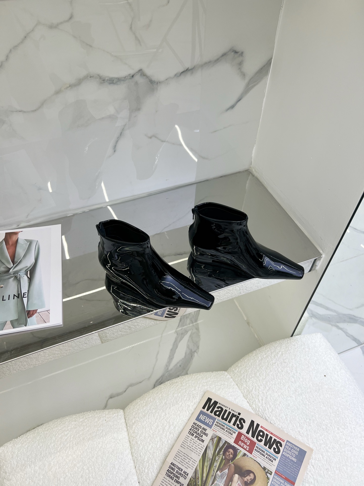 High-Quality ‘HIDEMI 2023/ss Chelsea Boots Sale: Italian Leather, Tailor-Made, Premium Materials - 图片 3