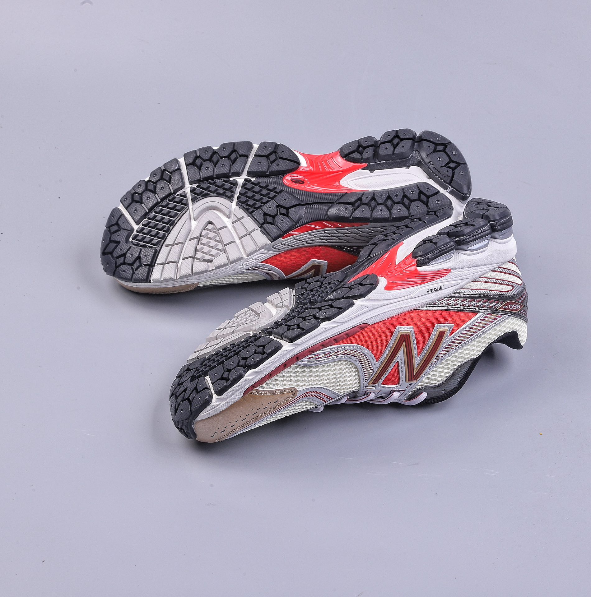 RA New Balance NB retro white and red 860V2 non-slip wear-resistant low-top running shoes ML860AD2