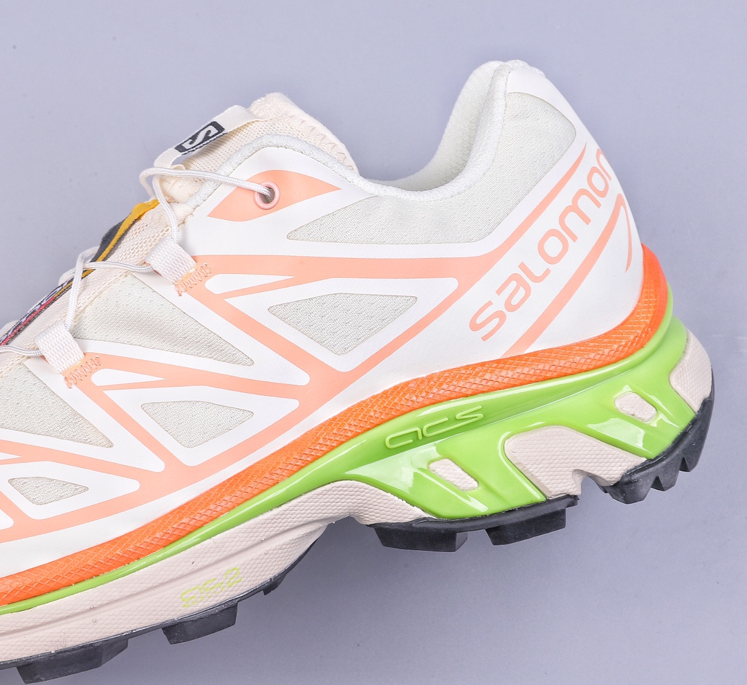 320 绿X Salomon 萨洛蒙 XT-6 复古机能跑鞋 471478-28