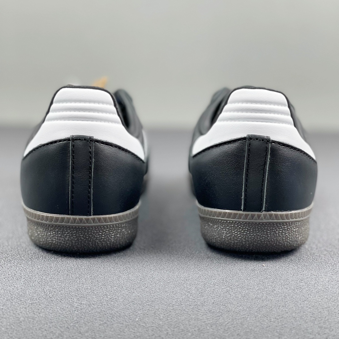 Originals尺码36-46总裁Y3版出品-OriginalsSambaVegan低帮板鞋黑白B75