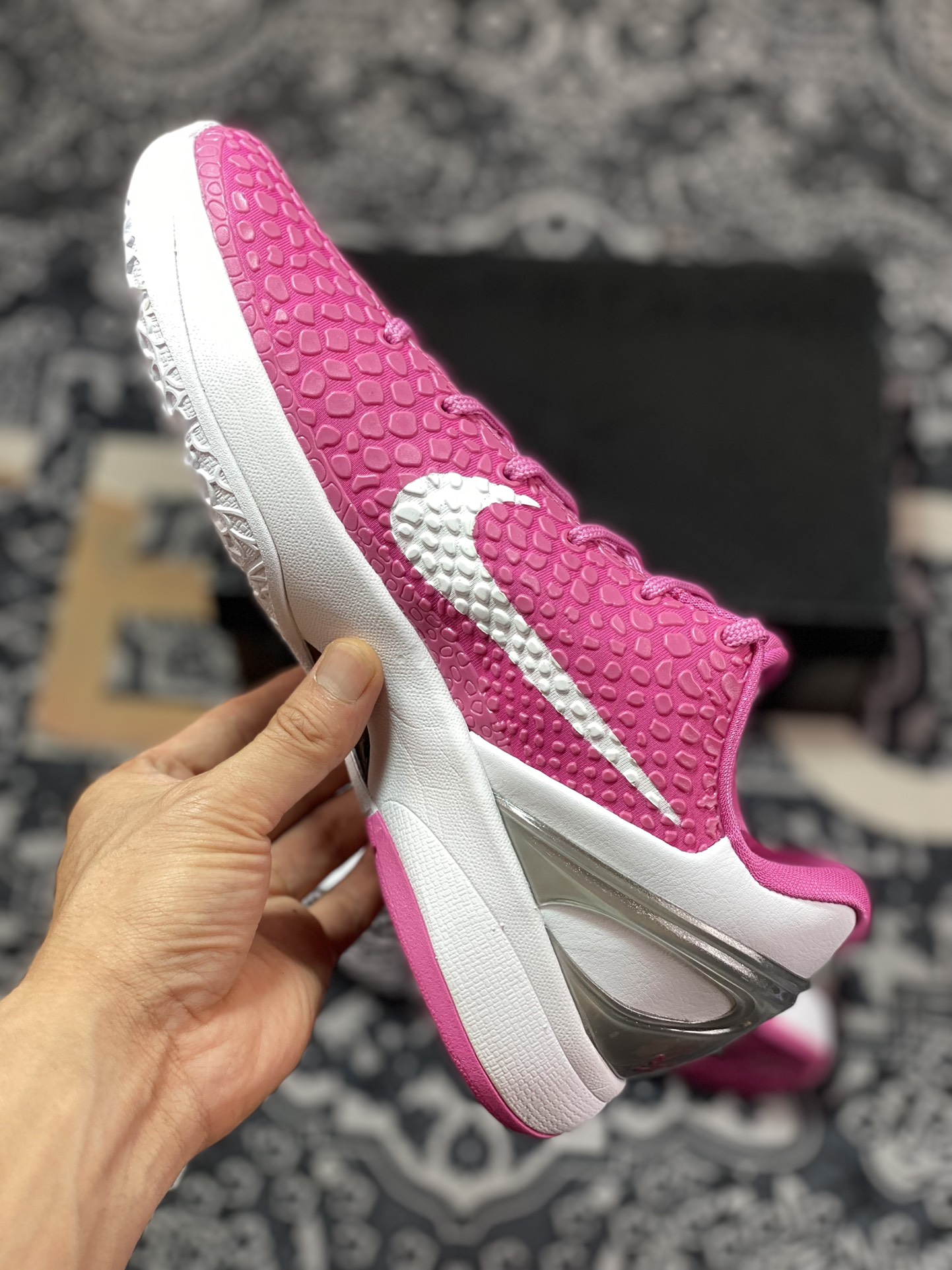 Nike Kobe 6 Kay Yow Think Pink Pure Original Production Line Kobe Six Generation Breast Cancer