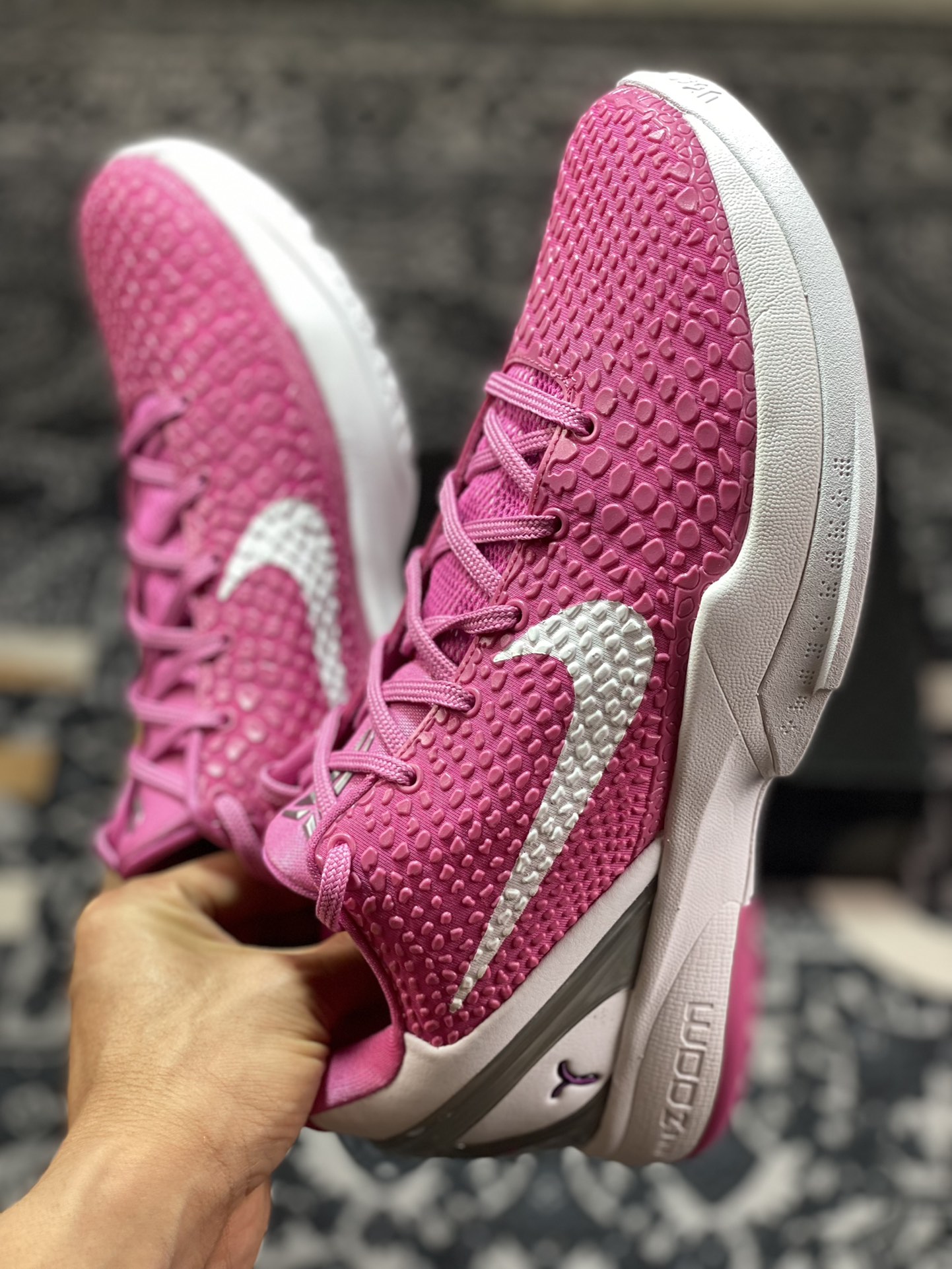 Nike Kobe 6 Kay Yow Think Pink Pure Original Production Line Kobe Six Generation Breast Cancer