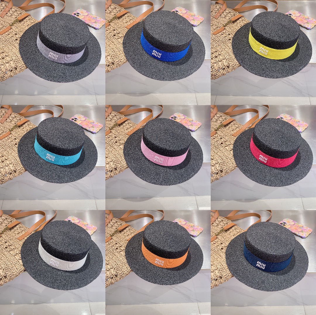 Lujo
 MiuMiu Sombreros Sombrero de paja