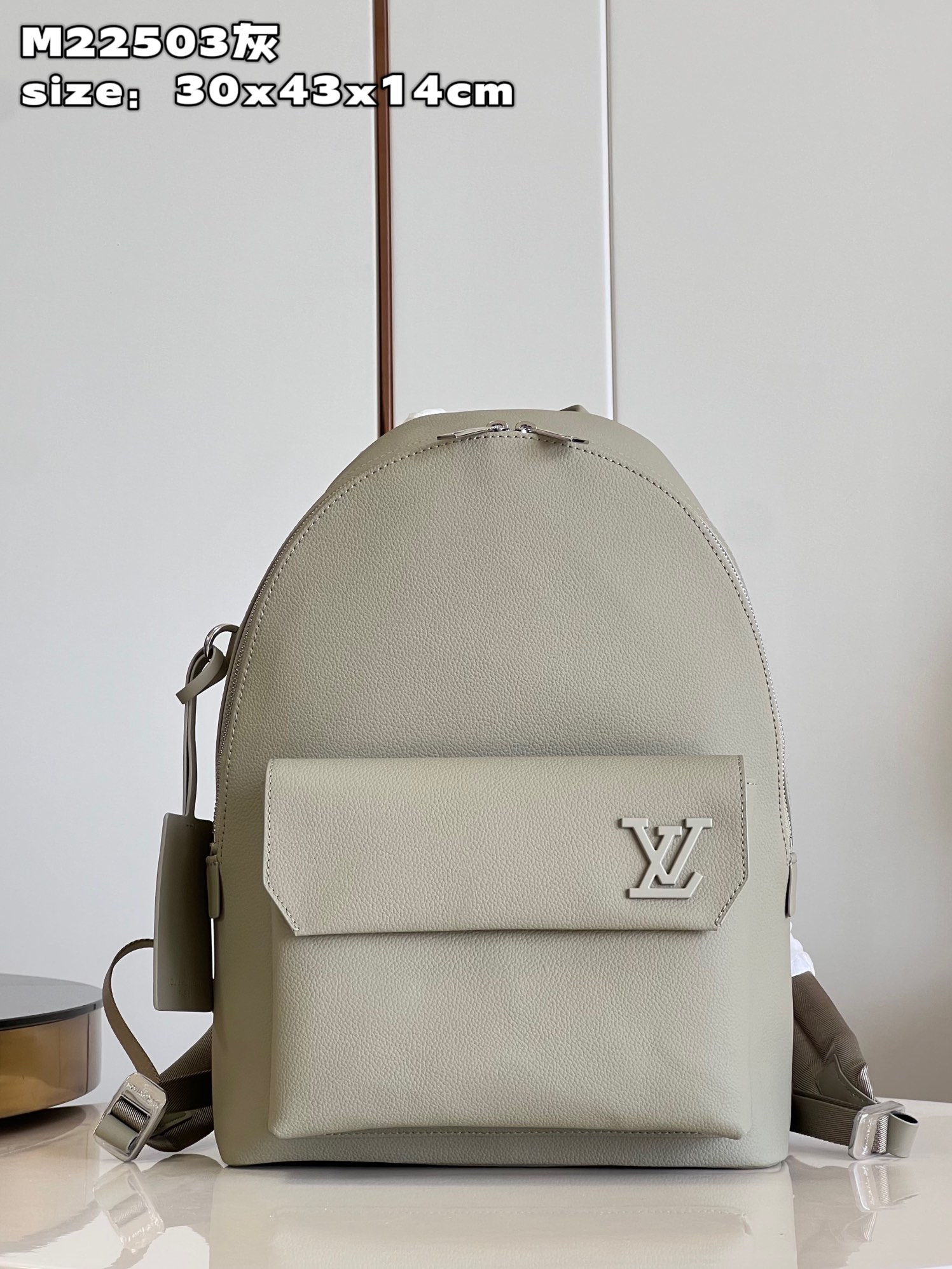 Louis Vuitton Bags Backpack Grey Cowhide M22503