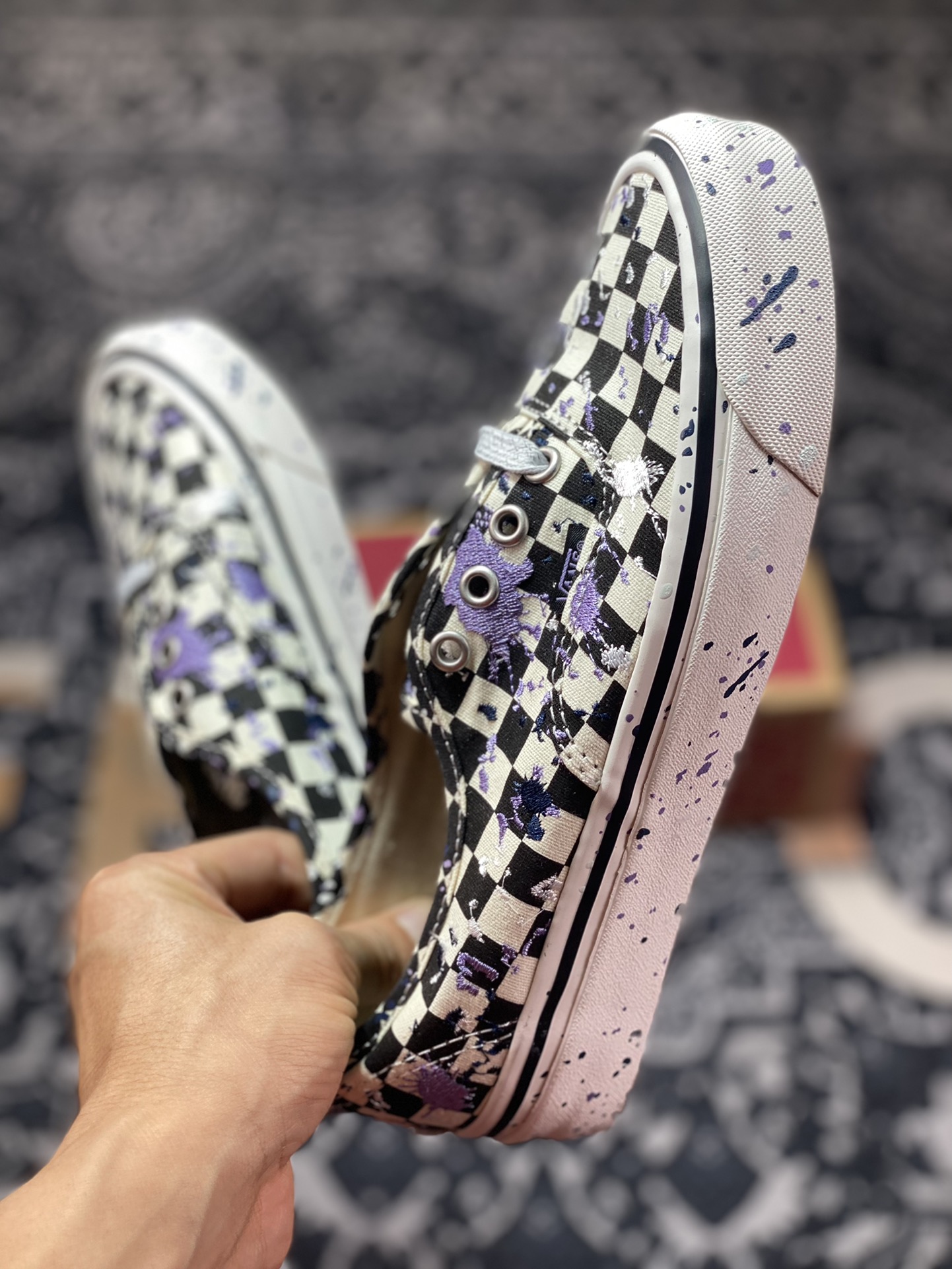 150 Vans Authentic 刺绣泼墨 范斯官方 安纳海姆系列 VN0A5KX48FI