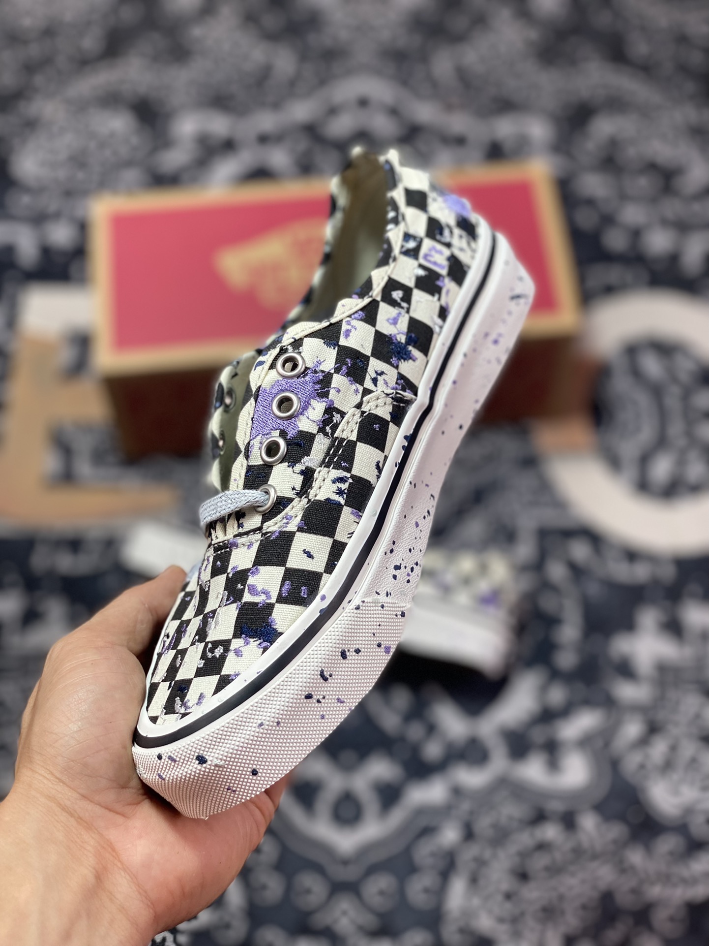 150 Vans Authentic 刺绣泼墨 范斯官方 安纳海姆系列 VN0A5KX48FI