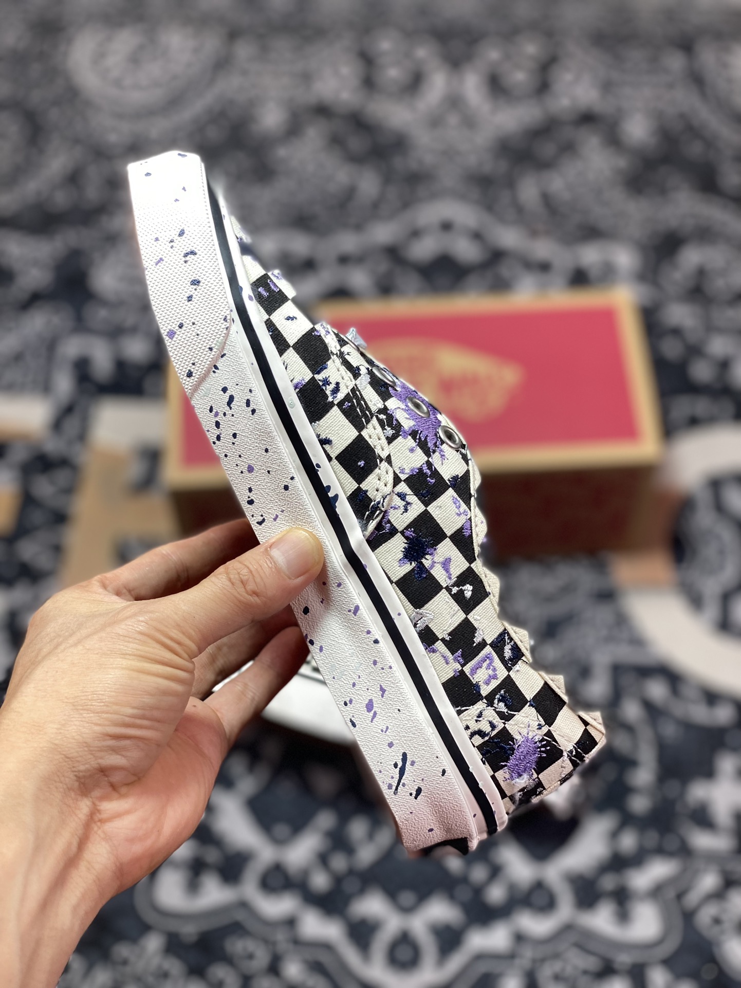 150 Vans Authentic 刺绣泼墨 范斯官方 安纳海姆系列 VN0A5KX48FI