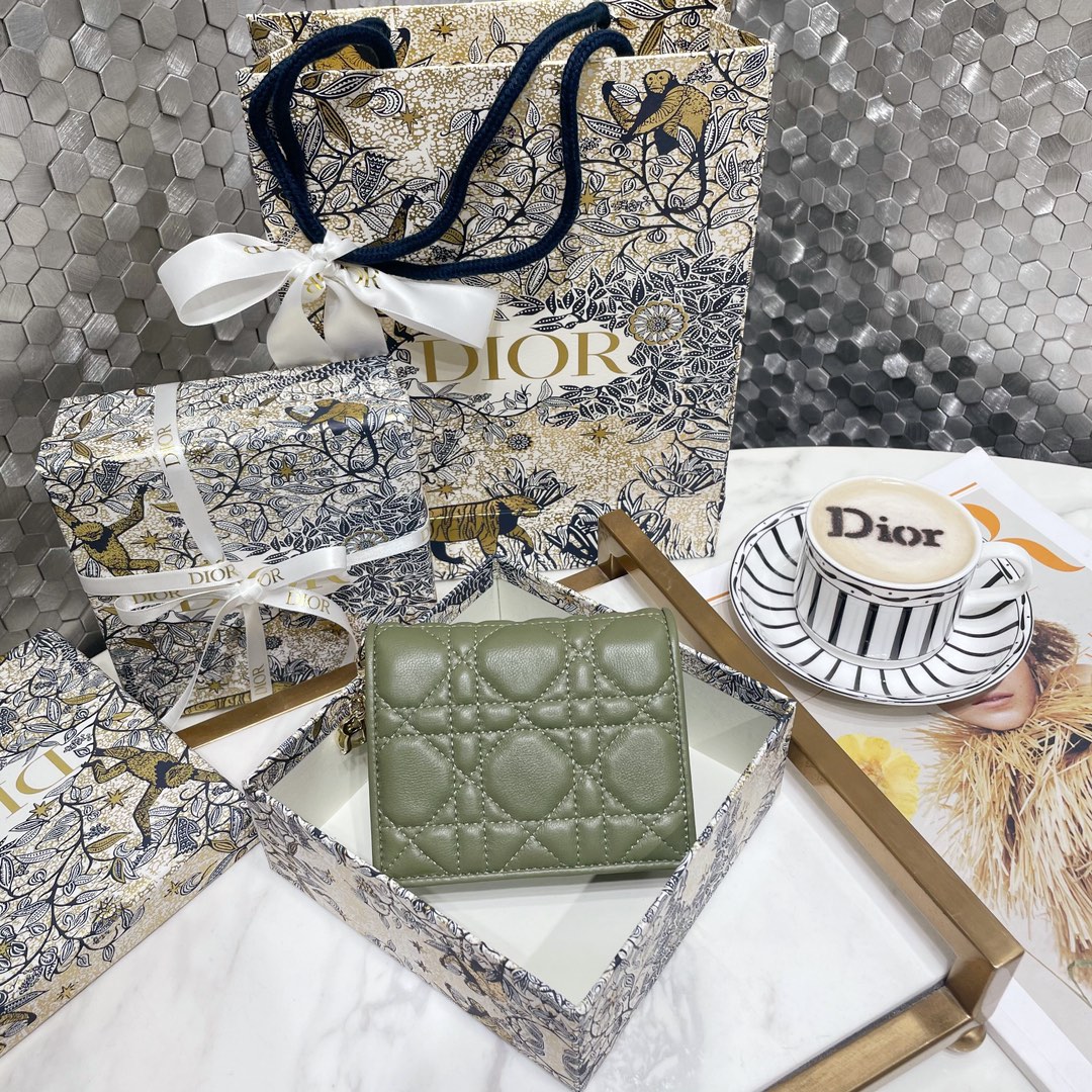 LADY Dior 11 x 8.5 3 Portafoglio Portafoglio Accessori