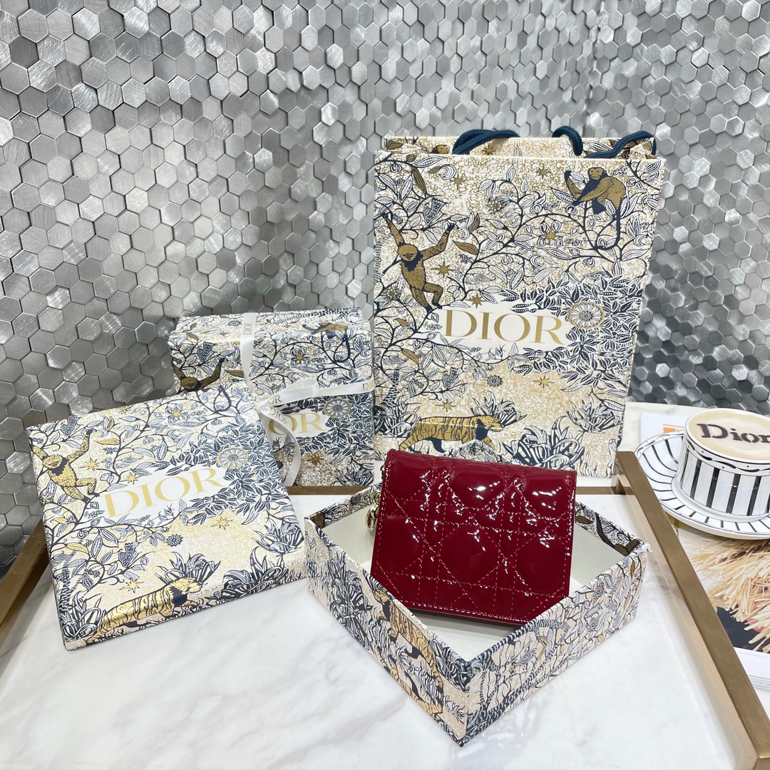 LADY Dior 11 x 8.5 3 Portafoglio Portafoglio Accessori