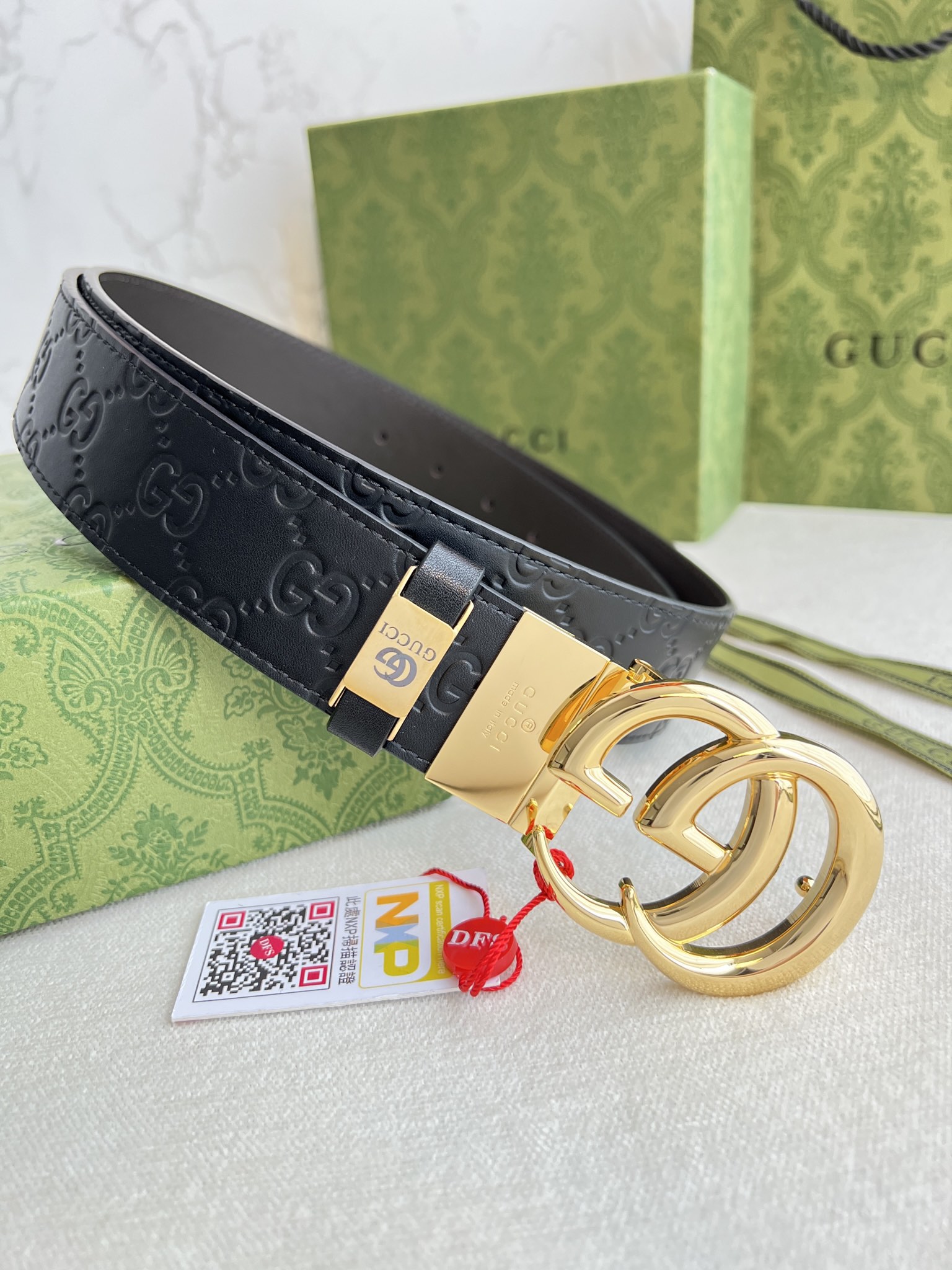 .Gu...cci· · ✈️· 🐂 24k 🌈 ➕ ✈️ NFC 3.8cm Gucci Cintura