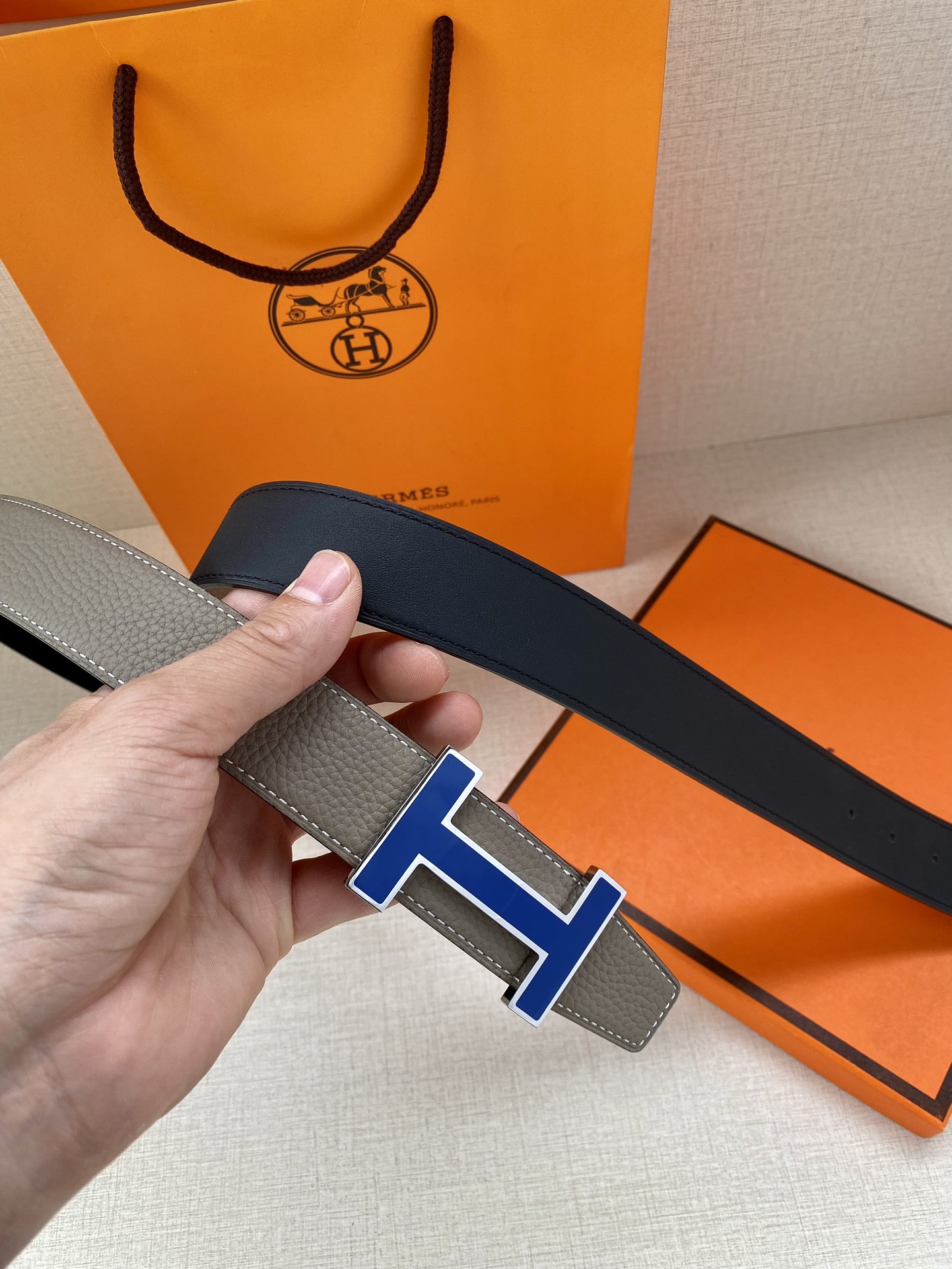 Hermès爱马仕皮带原单品质八字尾