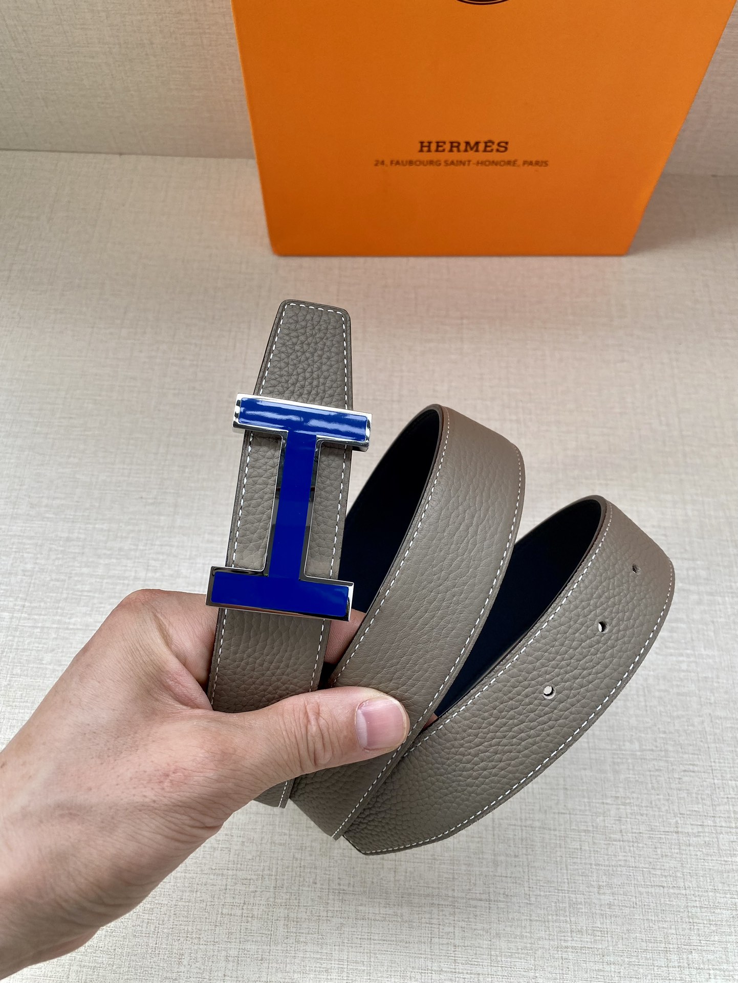 Hermès爱马仕皮带原单品质八字尾