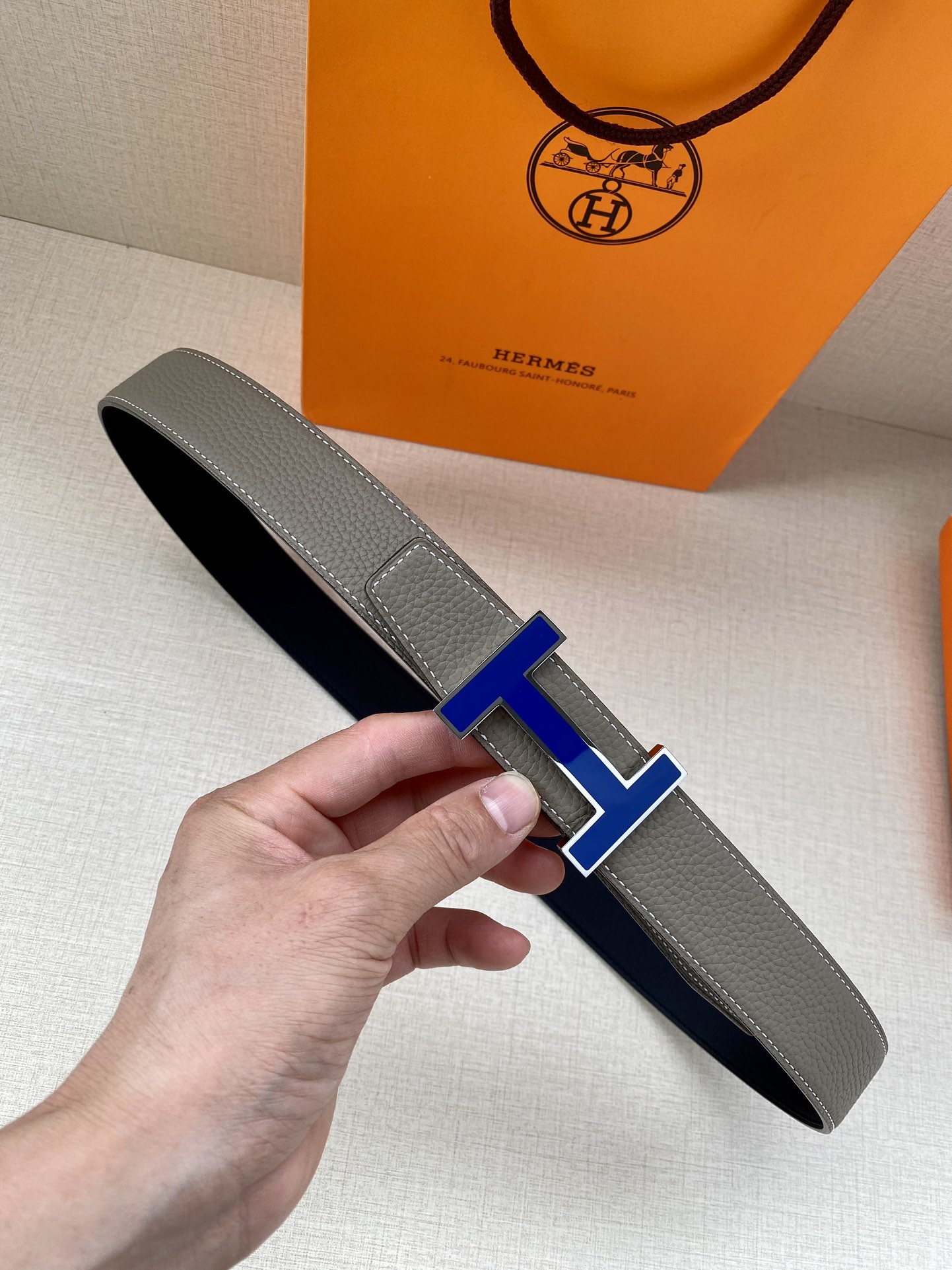 Hermès爱马仕皮带原单品质八字尾
