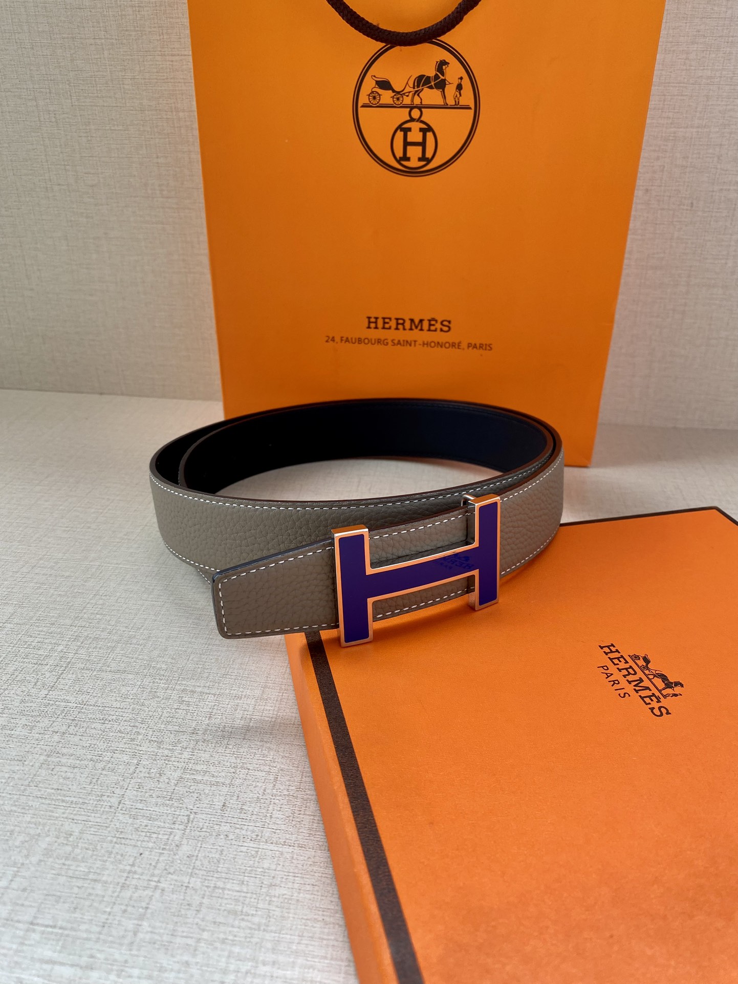 Hermès爱马仕皮带原单品质八字尾