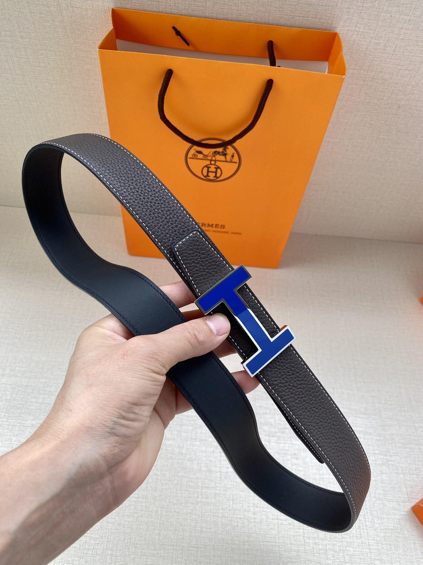 Hermès爱马仕皮带原单品质八字尾