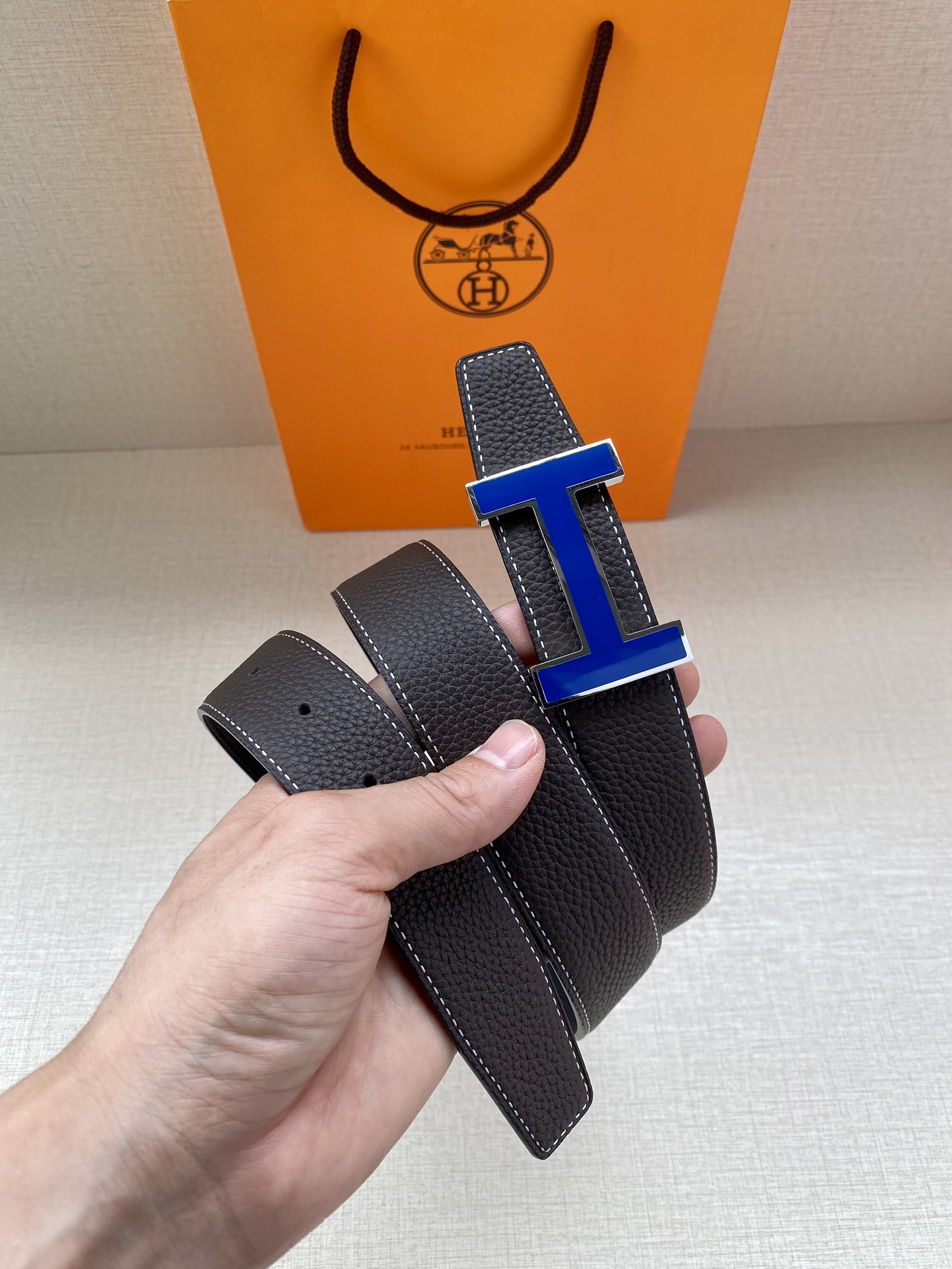 Hermès爱马仕皮带原单品质八字尾