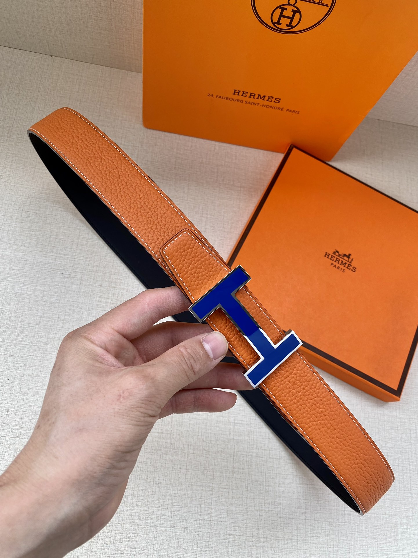 Hermès爱马仕皮带原单品质八字尾