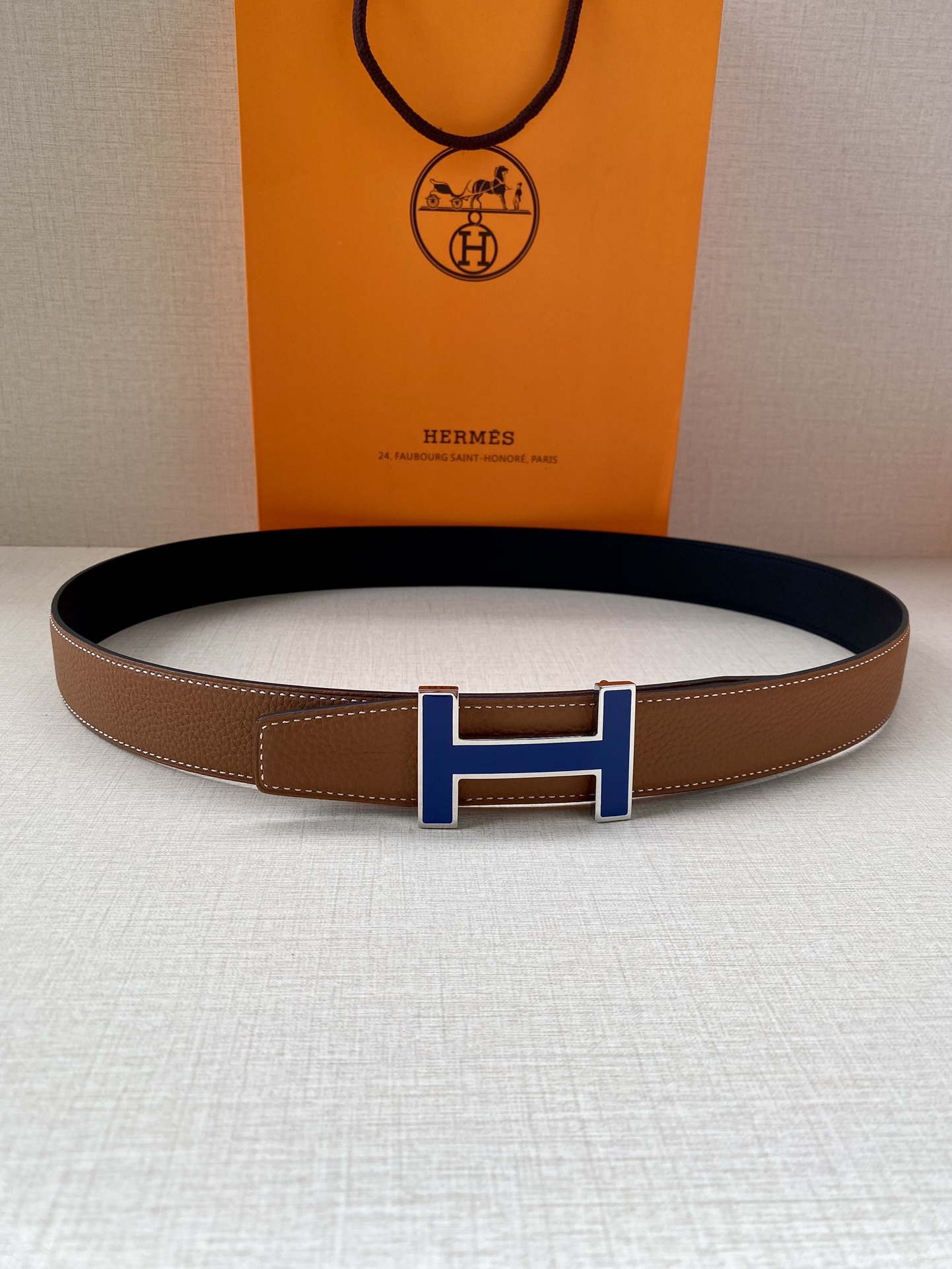 Hermès爱马仕皮带原单品质八字尾