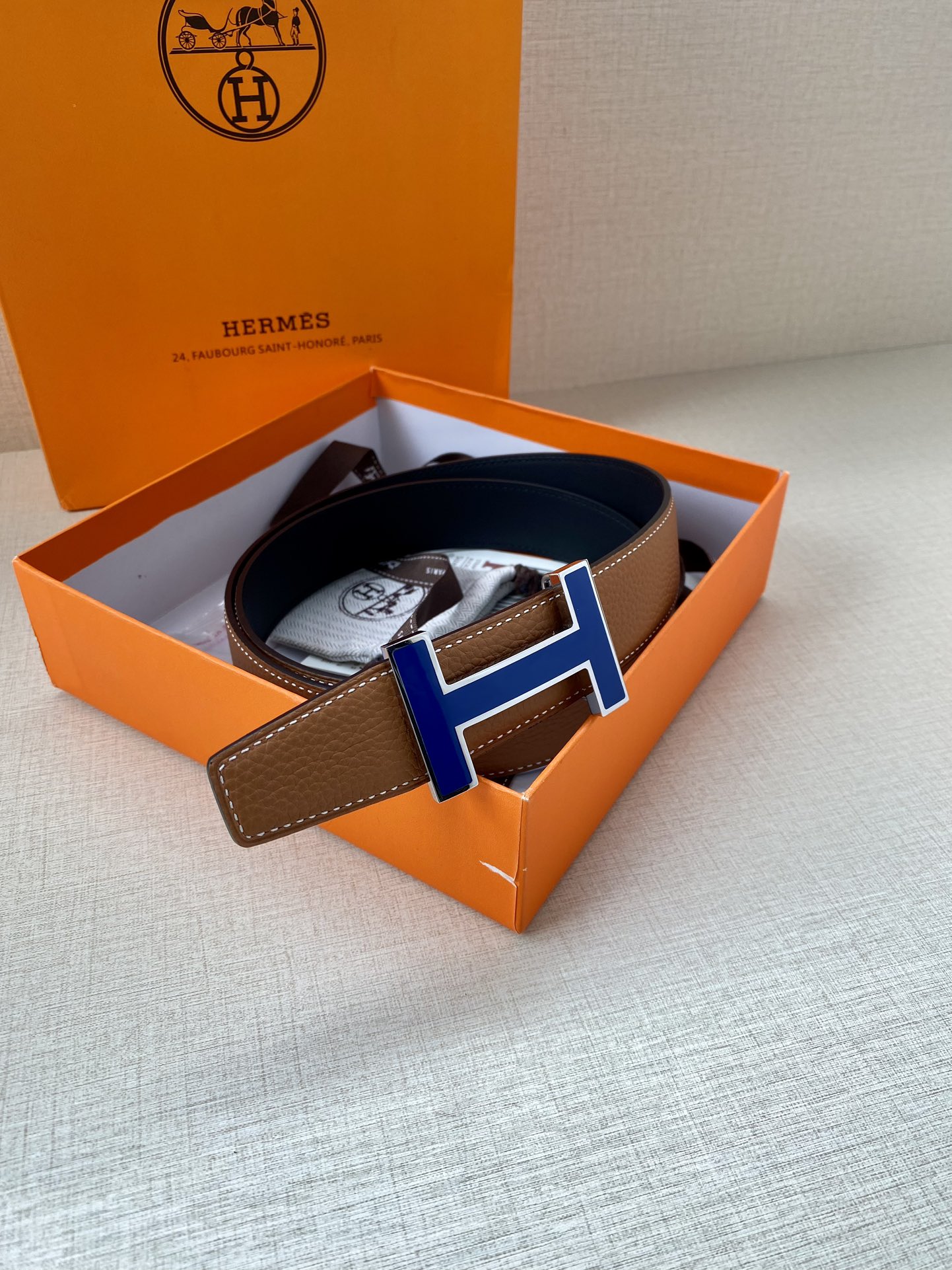 Hermès爱马仕皮带原单品质八字尾