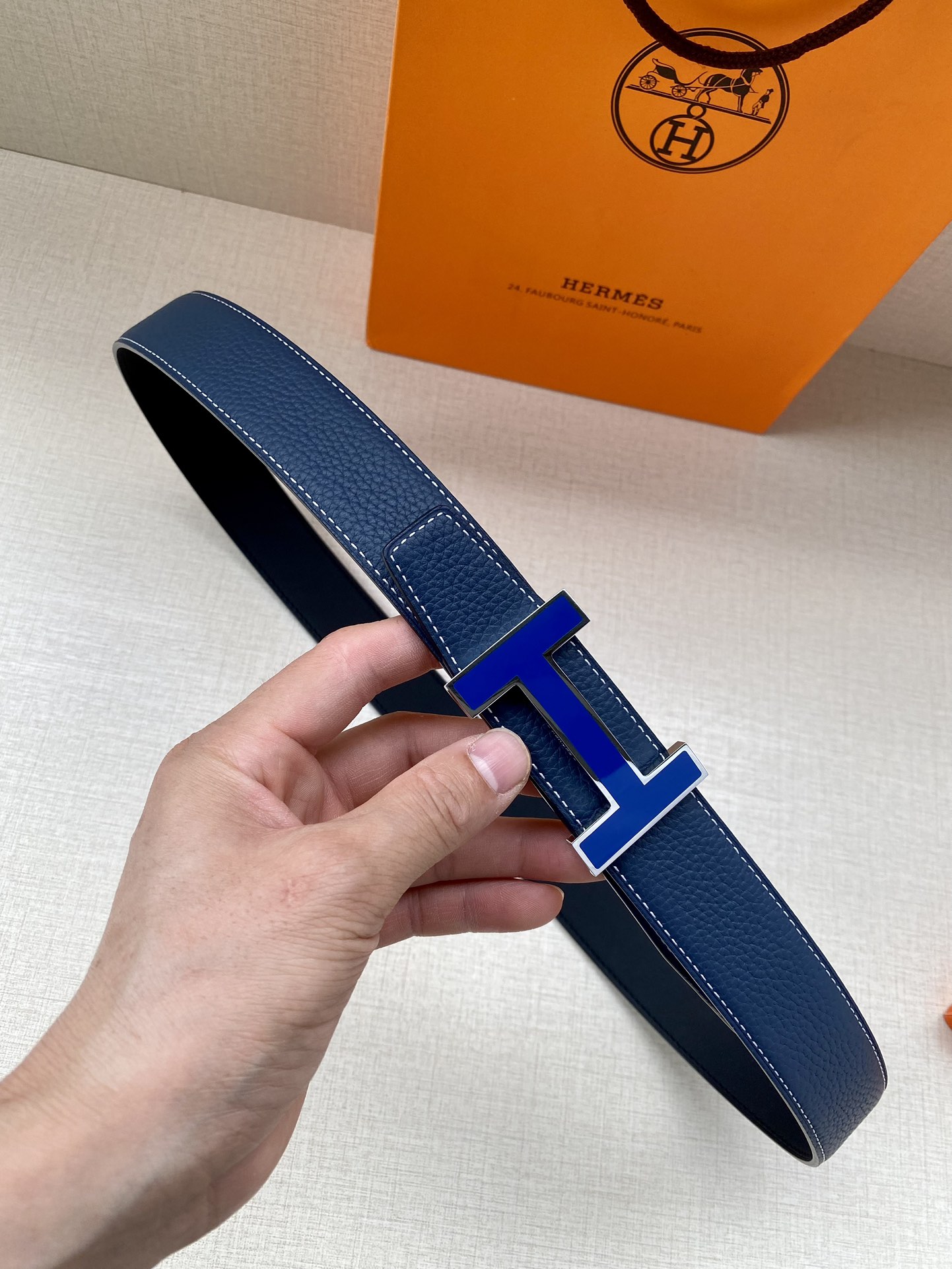 Hermès爱马仕皮带原单品质八字尾