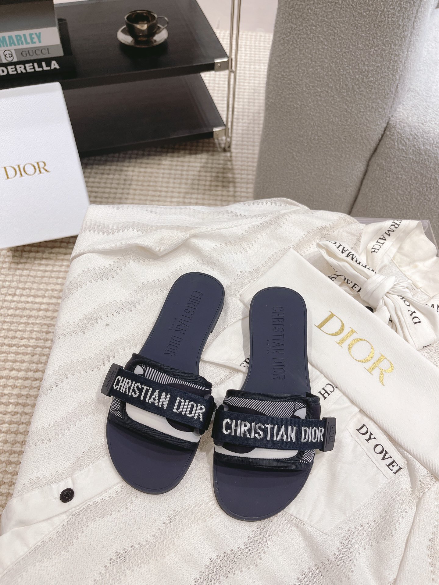 Dior Shoes Slippers Rubber TPU Summer Collection