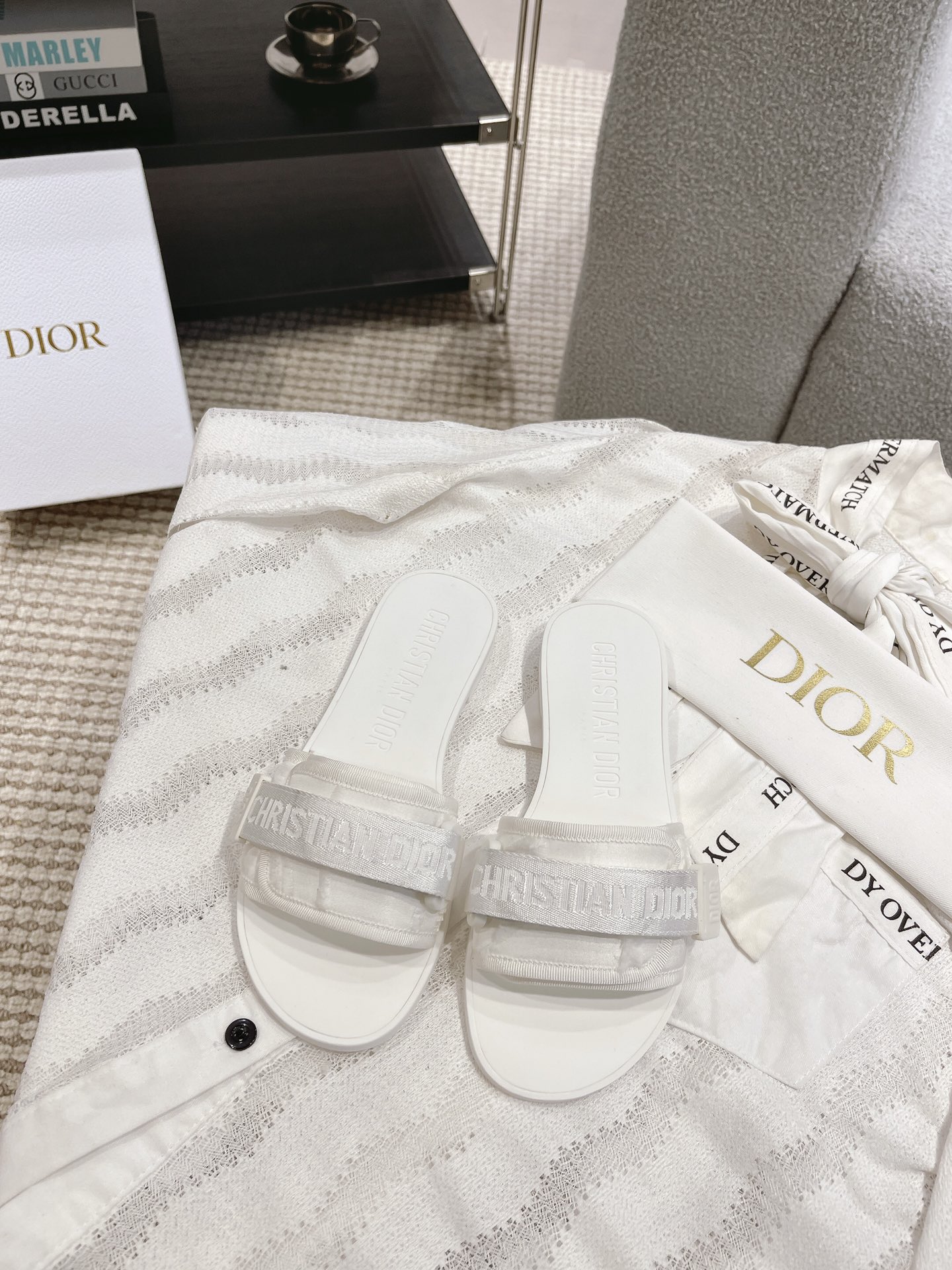 Dior Shoes Slippers Rubber TPU Summer Collection