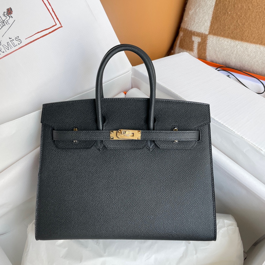 Hermes Birkin Bags Handbags Copy AAA+
 Black Gold Hardware Epsom