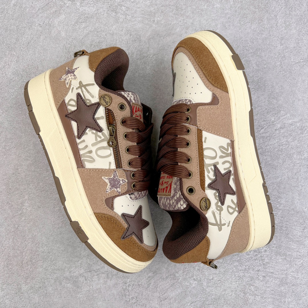 图片[3]-＃福利特价 KAALIXTO Retro Vintage 星星潮流休闲防滑耐磨低帮板鞋 此款鞋使用牛仔作为主要的鞋面材质 结实耐磨 鞋舌设计特有印花皮牌作为搭配充分凸显牛仔的特性 整体鞋款采用牛仔面料随意角度拼接的呈现方法 打破消费者原有对鞋子的刻板印象 让人耳目一新 织麦标在彰品品牌属性的同时更具牛仔的代表性元素 并采用加厚内里 穿着舒适透气 鞋底做旧氧化 尺码：36 37 38 39 40 41 42 43 44 45-选品中心
