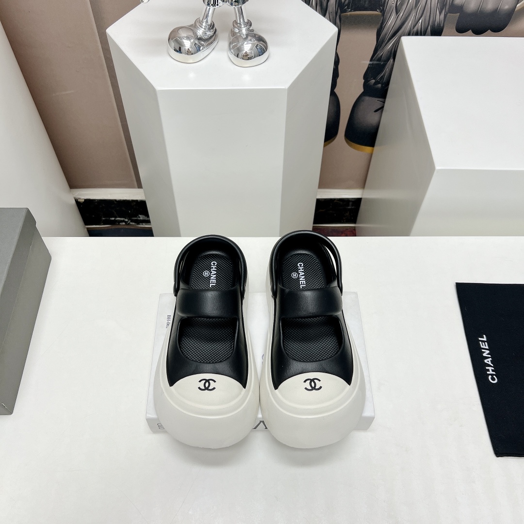 Chanel Shoes Slippers Black Spring/Summer Collection Fashion