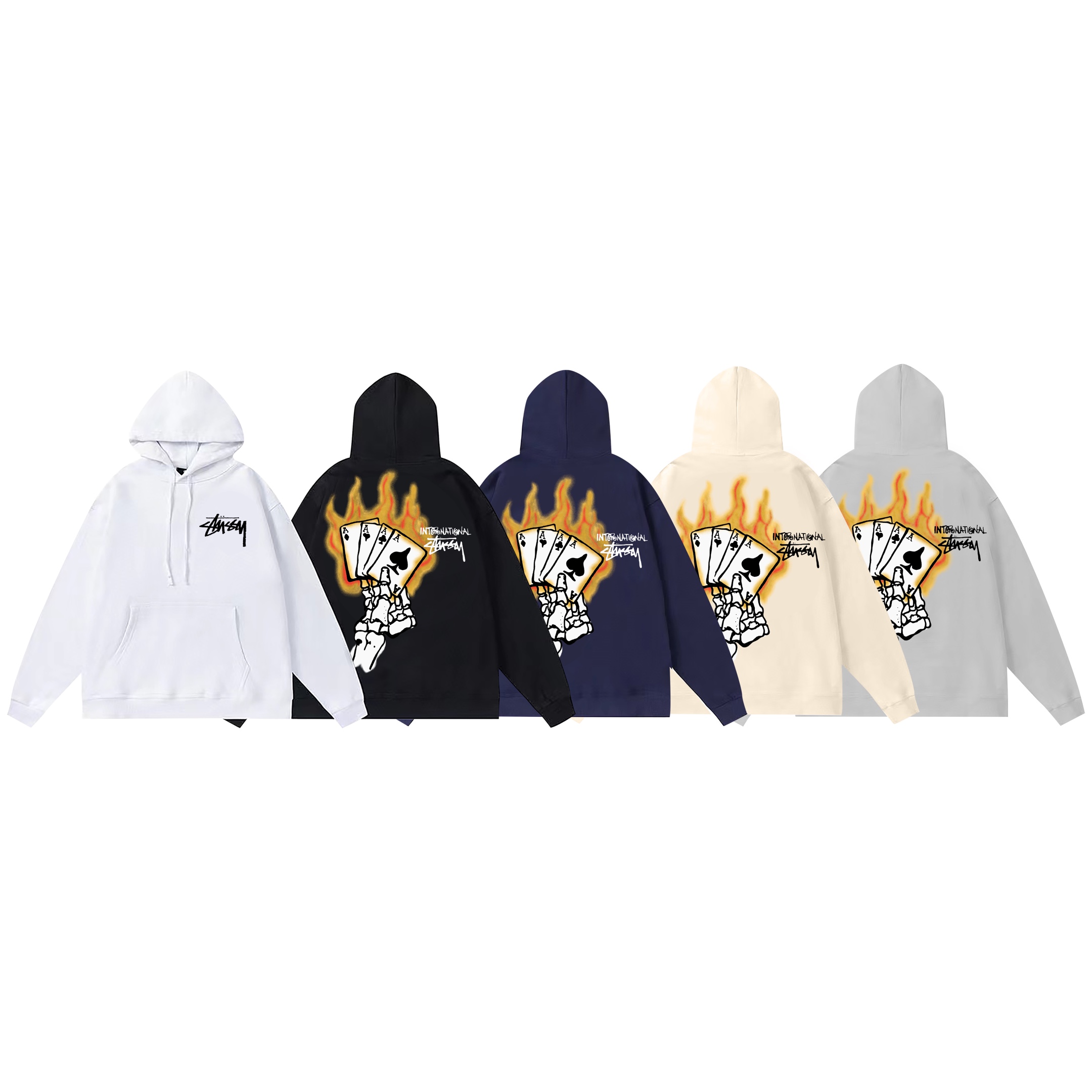 XB115 Stussy SS23 Hats Delivery: Fur and Fluffy Coats in Various Colors.