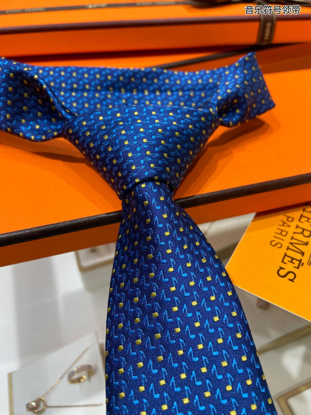 男士新款领带系列音乐符号领带稀有H家